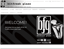 Tablet Screenshot of bitfreakglass.com